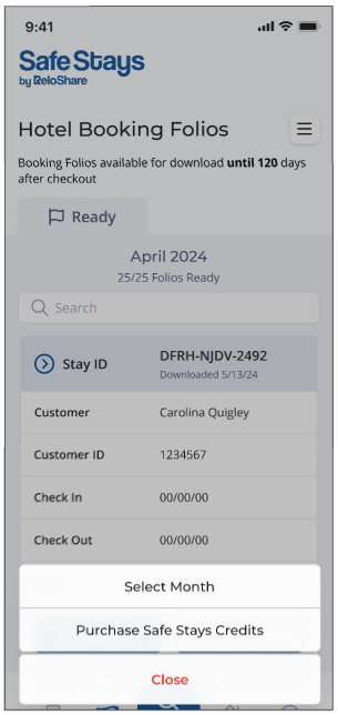 Filter Results Screenshot