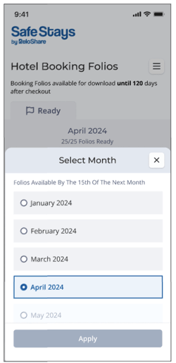 Filter Results Screenshot
