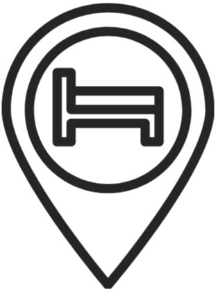 Hotel Pin Icon