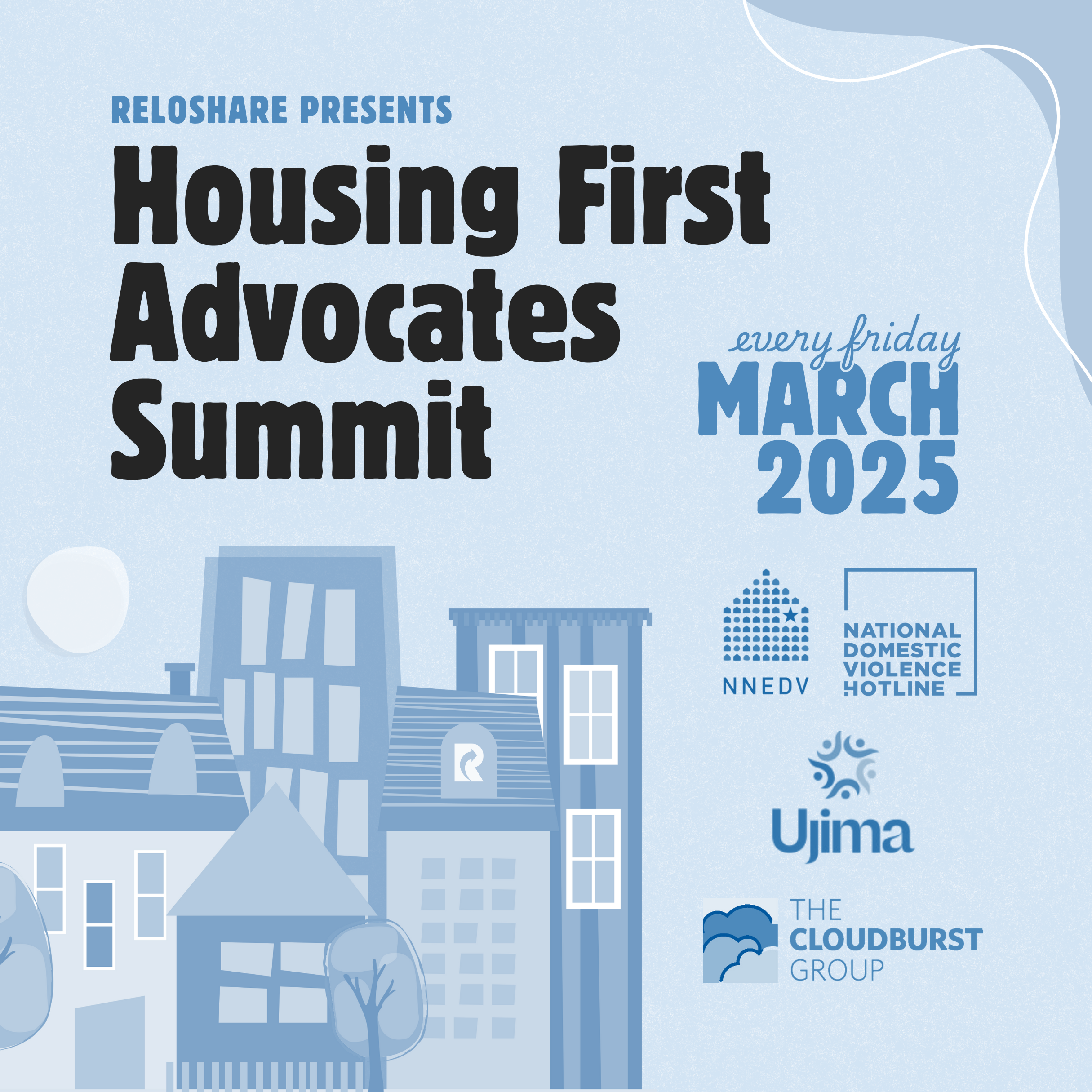 ReloShare’s Housing First Advocates Summit Flyer